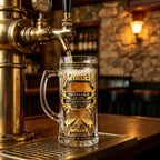 METALLICA metal band 45th anniversary, black gold three-dimensional relief craft rock commemorative collection glass beer cup,