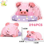 PENDRA Cute Pig Micro Building Set
