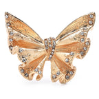 PENDRA Alloy Silk Style Butterfly Brooch