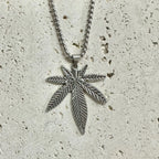 PENDRA Mapleleaf Stainless Steel Maple Leaf Pendant