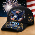 2026 250Th Anniversary Blue Eagle And Stars And Stripes Print Cap, Patriotic Baseball Cap for Men And Women, Commemorative U.S.