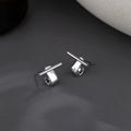VENTFILLE 925 Sterling Silver Geometry Studs Earring for Women Splicing Korean Hip Hop Versatile Jewelry Gift Dropshipping