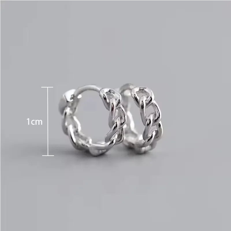 VENTFILLE 925 Sterling Silver  Starfish Hoop Earring for Women New Personality Trendy Starfish Earrings