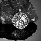 PENDRA Steel Rune Necklace