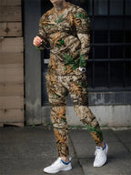 PENDRA Graffiti Long-Sleeve Pajama Loungewear Set