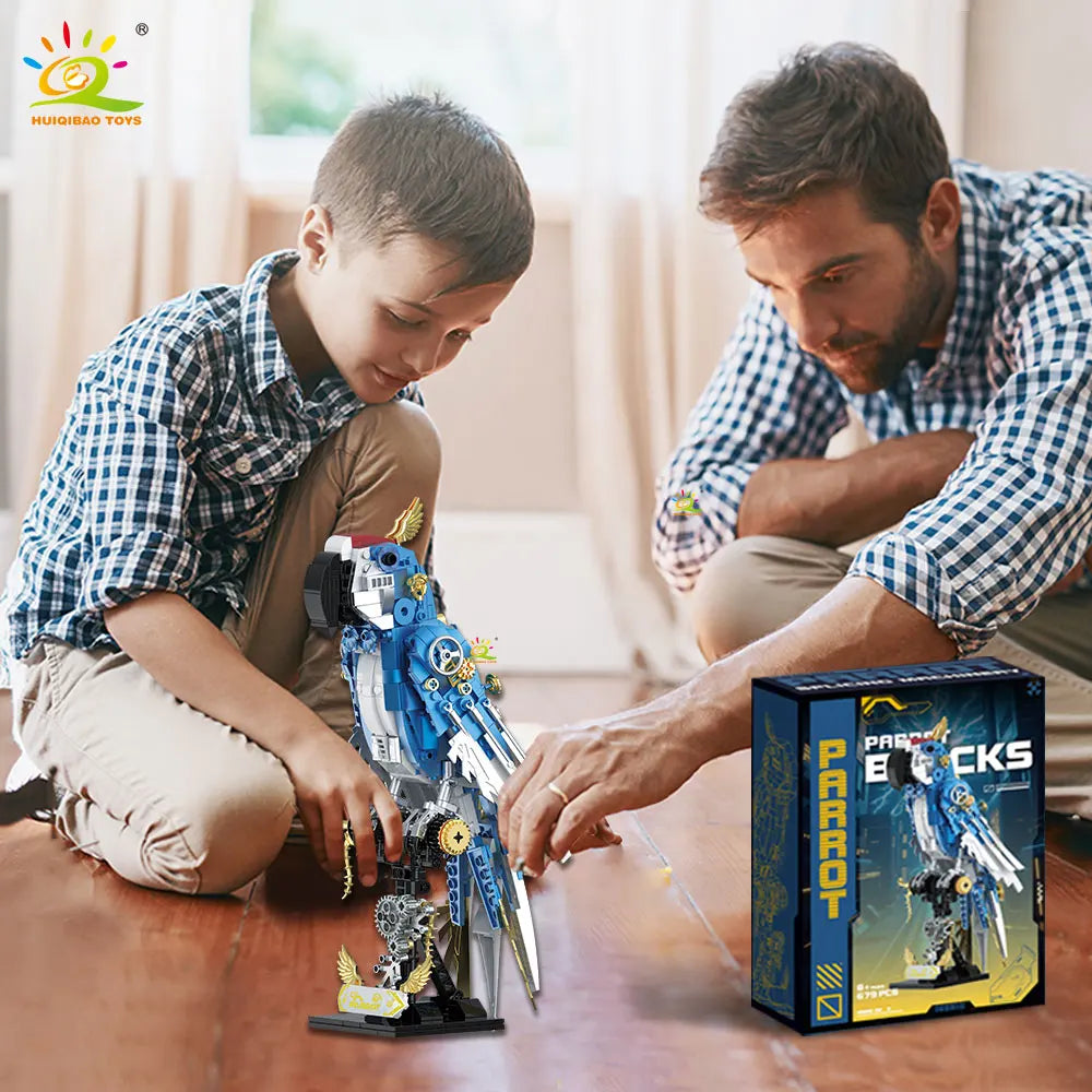 PENDRA Parrot Animal Mechanical Building Set