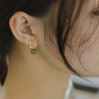 PENDRA Jade Hetian Ear Earrings