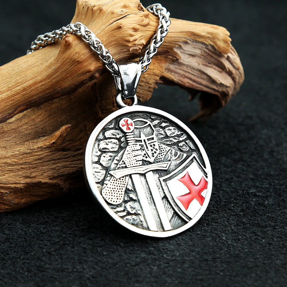 PENDRA Templarforge Knight Templar Cross Pendant