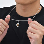 PENDRA Tiger Irregular Pendant Necklace