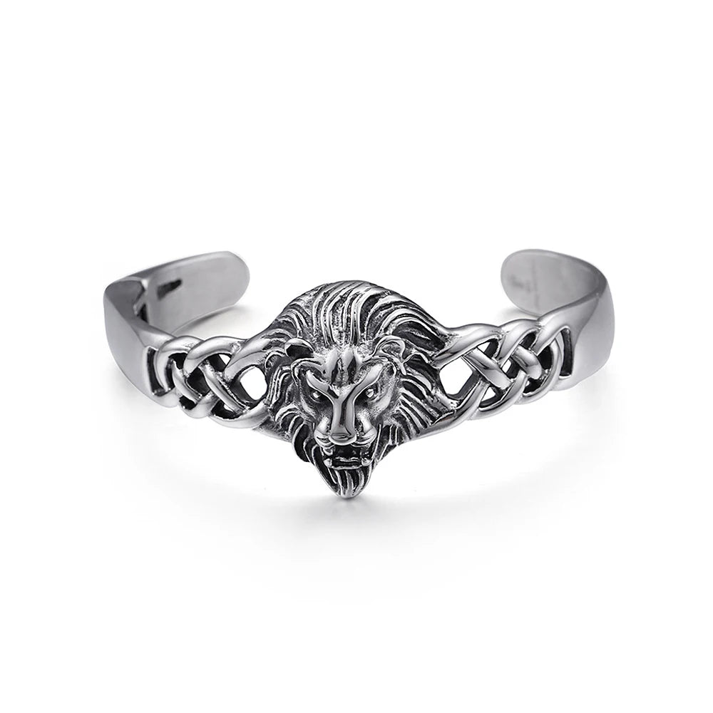 PENDRA Lioncrest Stainless Steel Cuff Bracelet