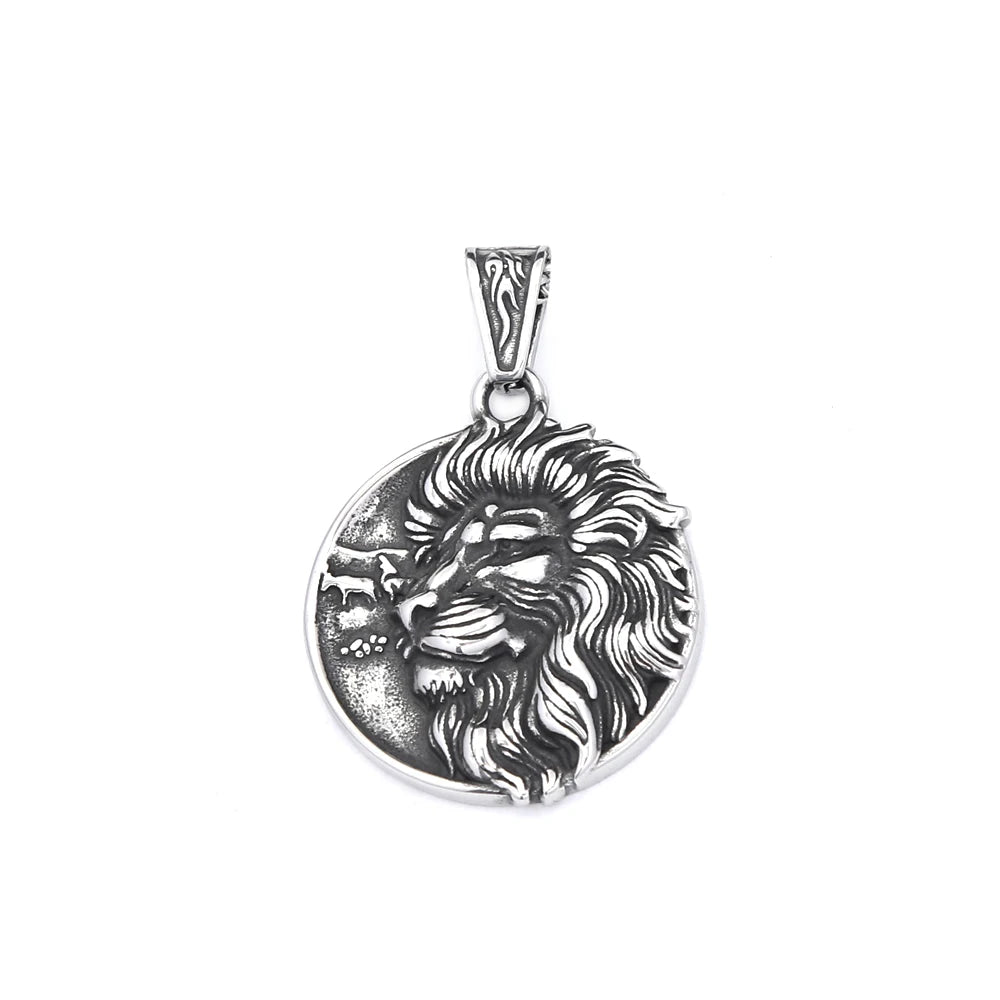 PENDRA Lioncrest Nordic Viking Lion Pendant