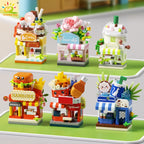 PENDRA Cute Shop Micro Building Set