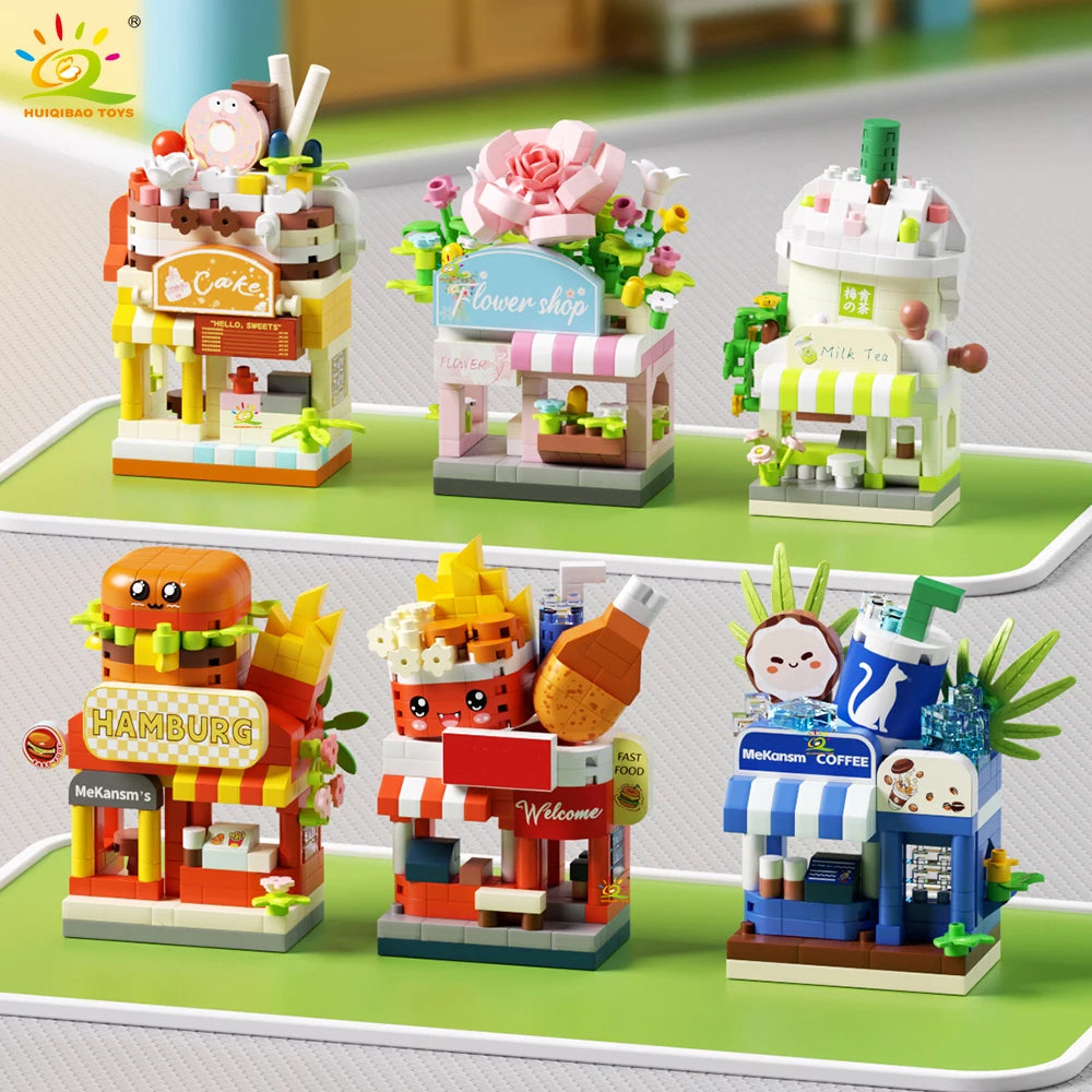 PENDRA Cute Shop Micro Building Set