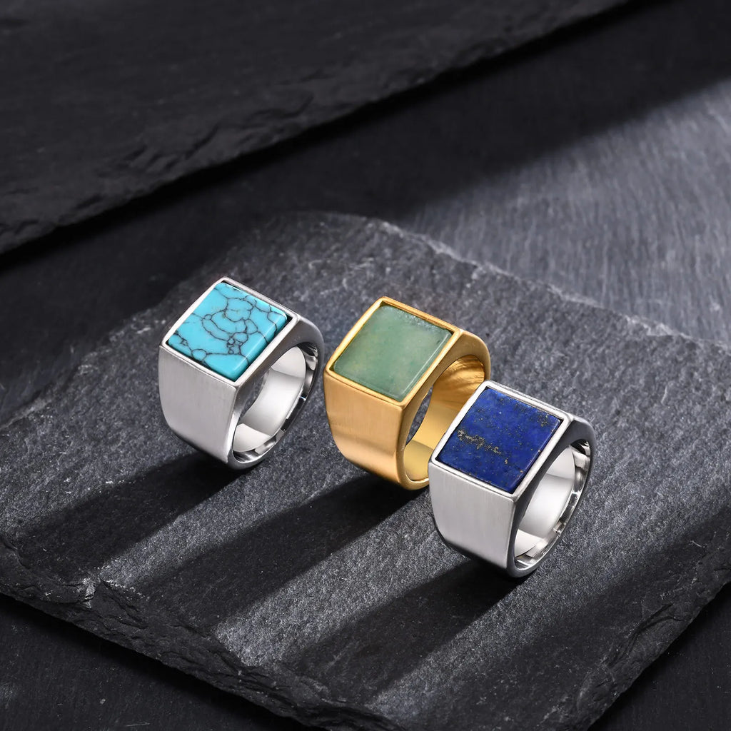 PENDRA Stamp Steel Ring