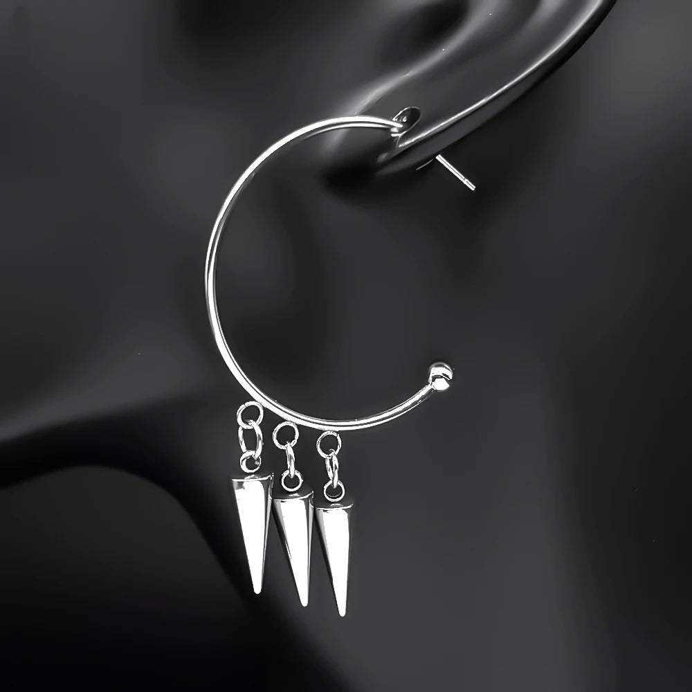 PENDRA Triplethorn Rivet Drop Earrings