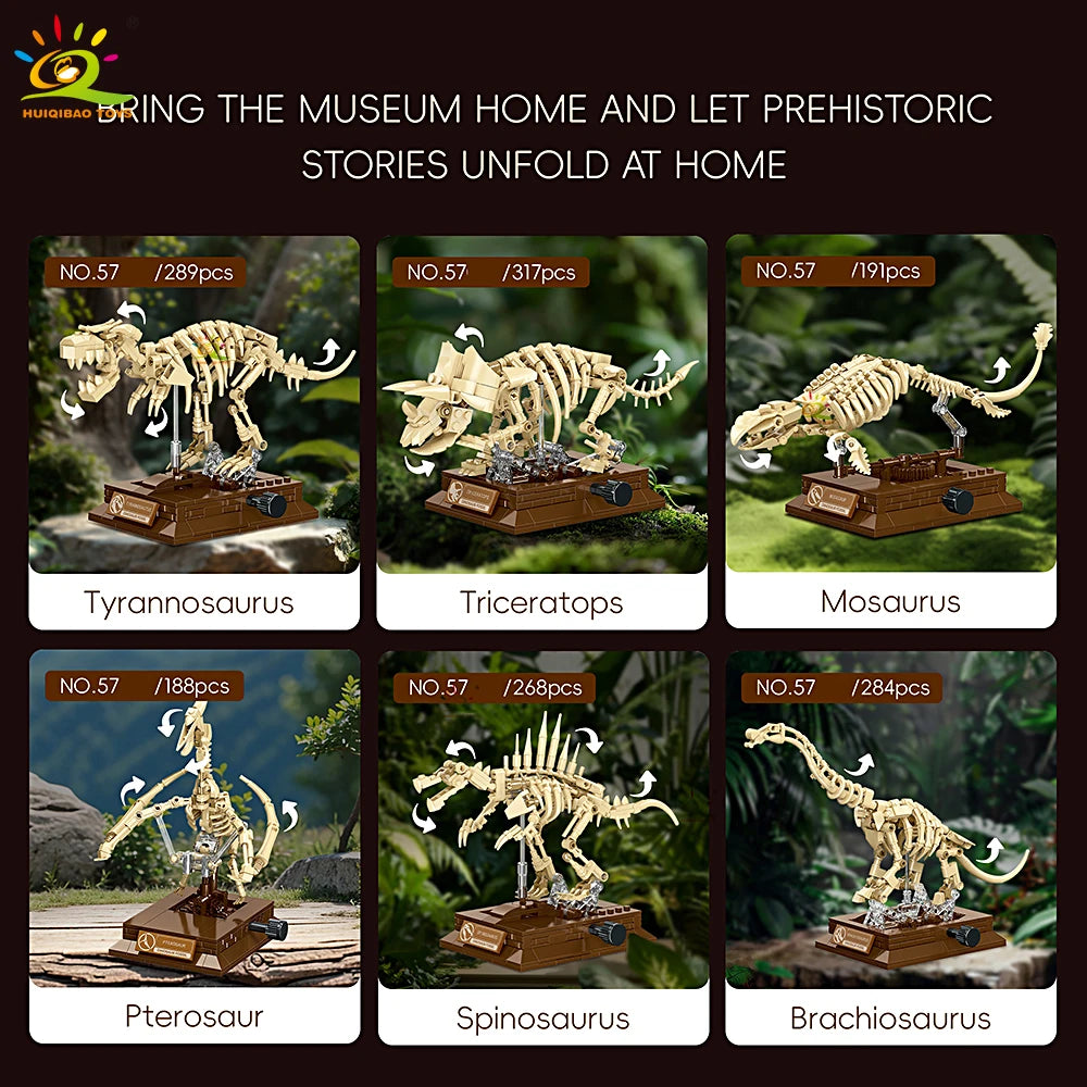 PENDRA Dinosaur Skeleton Fossil Building Set