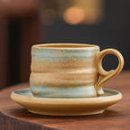 PENDRA Japanese Handmade Kiln-Changed Retro Ceramic Coffee Mug