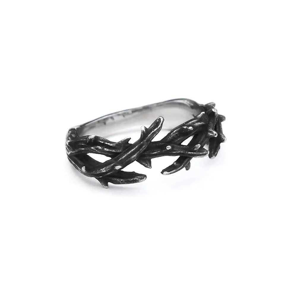 PENDRA Thornhollow Stainless Steel Thorn Ring