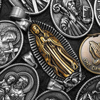 Virgin Mary Guadalupe Angel Cross Stainless Steel Men Necklaces Pendant Chain Amulet For Women Fashion Jewelry Gifts Wholesale