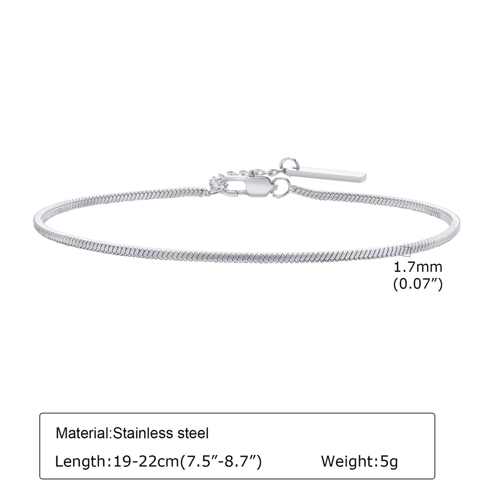 PENDRA Square Snake Bracelet
