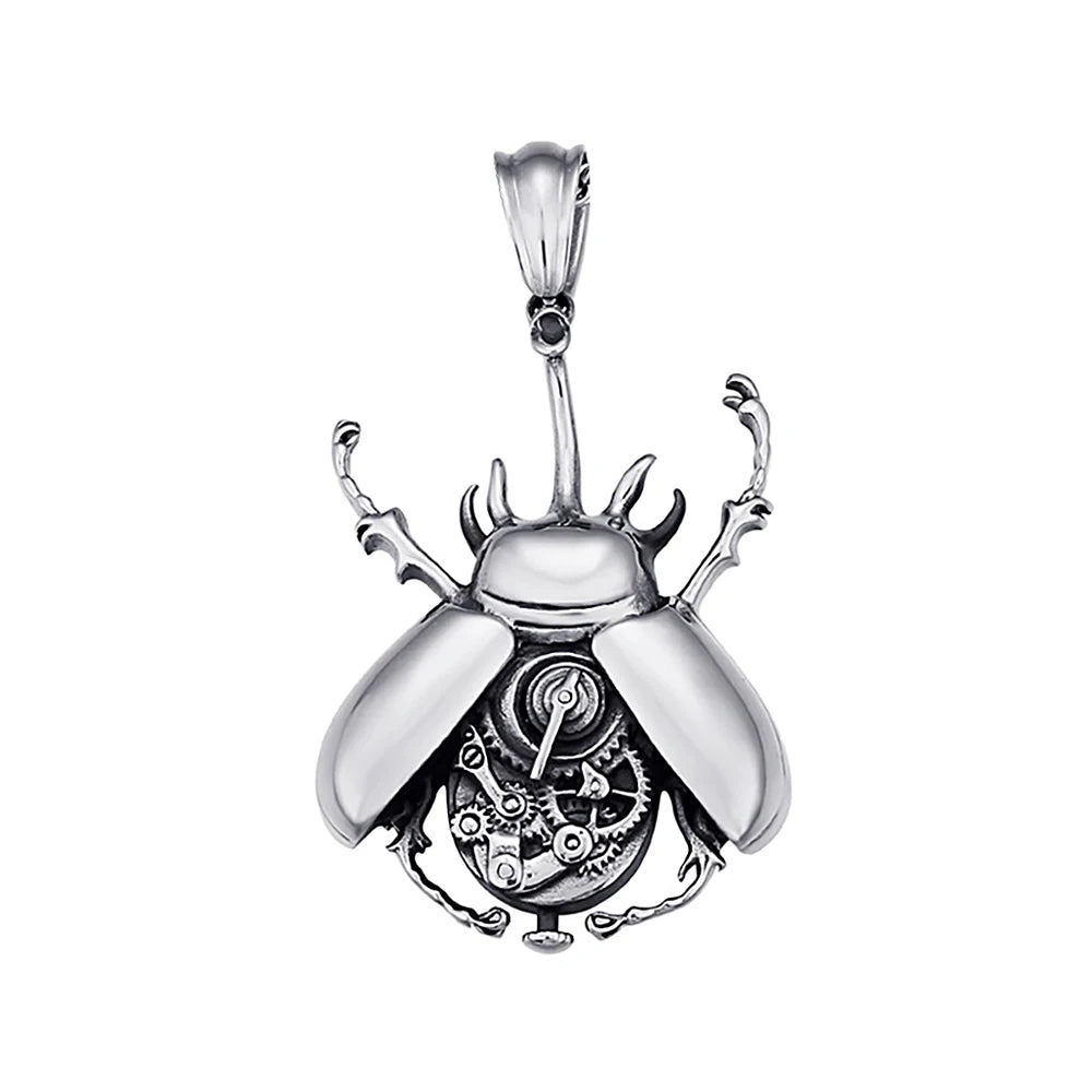 PENDRA Gearbeetle Steampunk Mechanical Gear Beetle Pendant