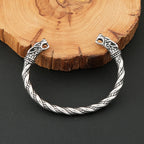 PENDRA Valknor Stainless Steel Double Dragon Bracelet