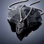 PENDRA Warrior Helmet Vintage Necklace