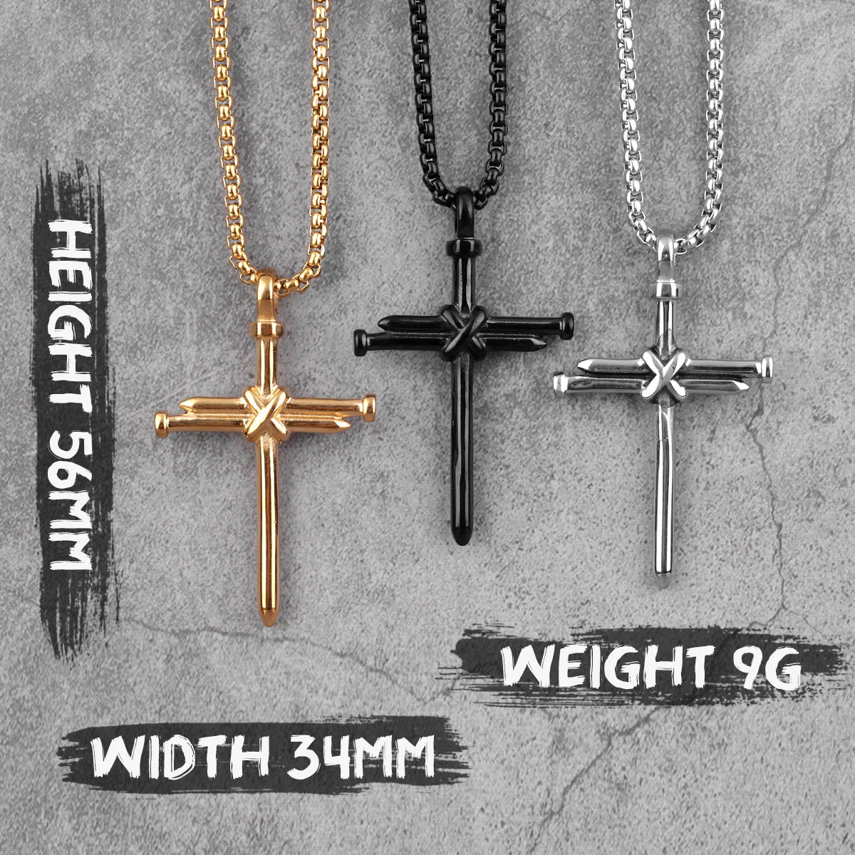 PENDRA Yorivane Cross Charm Necklace