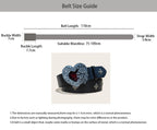 PENDRA Miralia D-Buckle Skull Gothic Belt