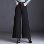PENDRA Crocodile Print PU Straight Leg Pants