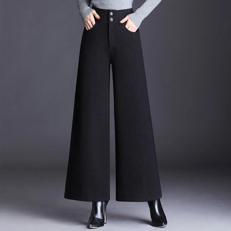 PENDRA Crocodile Print PU Straight Leg Pants