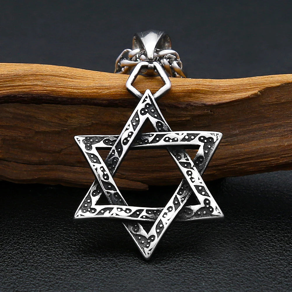 PENDRA Hexagram Vintage Symbol Pendant Necklace