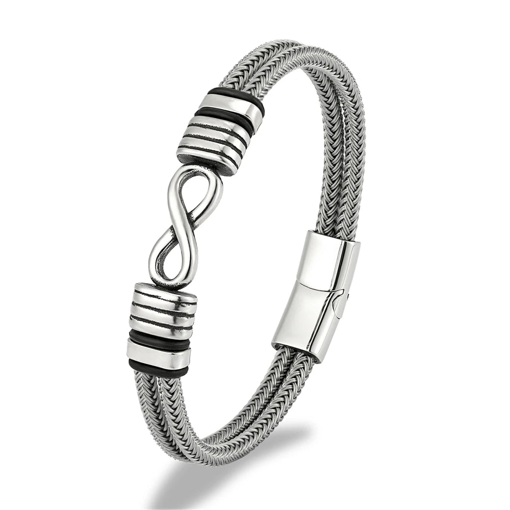 PENDRA Infinity Classic Steel Bracelet