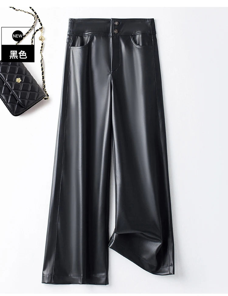 PENDRA Wide Leg Straight Double Pants