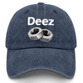 Deez Funny Trucker Hat for Men Women, Adjustable Snapback Cap, Humor Gag Gifts