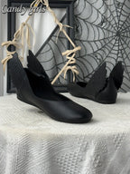 PENDRA Flat Medieval Shallow Shoes