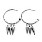 PENDRA Triplethorn Rivet Drop Earrings