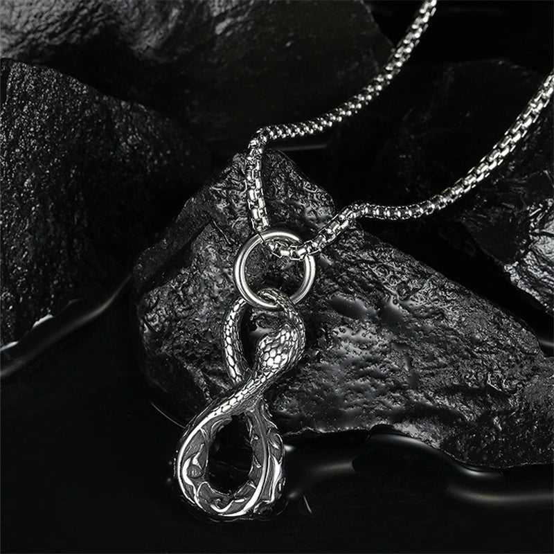 PENDRA Snake Norse Necklace