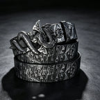PENDRA Seraine Leather Rope Punk Belt