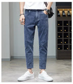 Comfortable Stylish Trendy Luxury Men's Jeans 2023 Summer Blue Cowboy Classic Jeans Casual Stretch Luxury Denim Pants for Men
