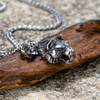 PENDRA Wolf Vintage Celtic Necklace