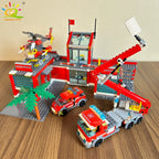 PENDRA Fire Station Helicopter Building Set