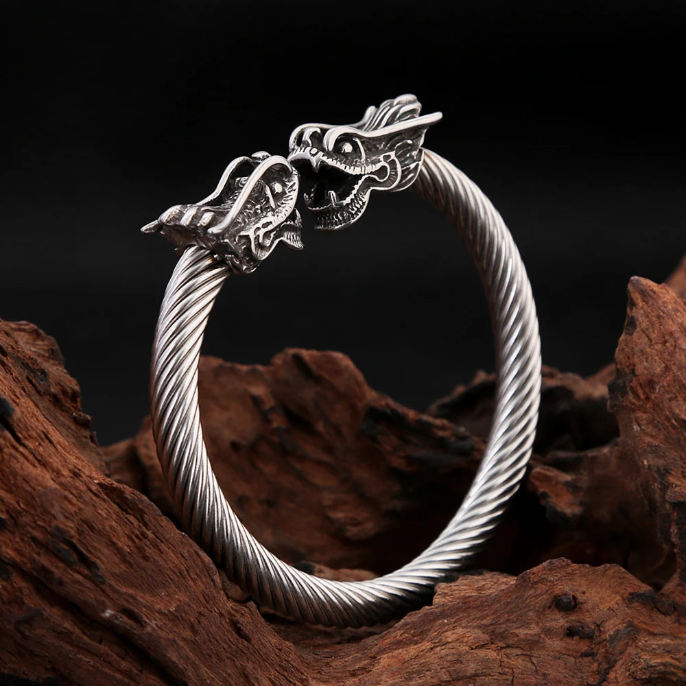PENDRA Rune Tree Nordic Stainless Steel Bracelet