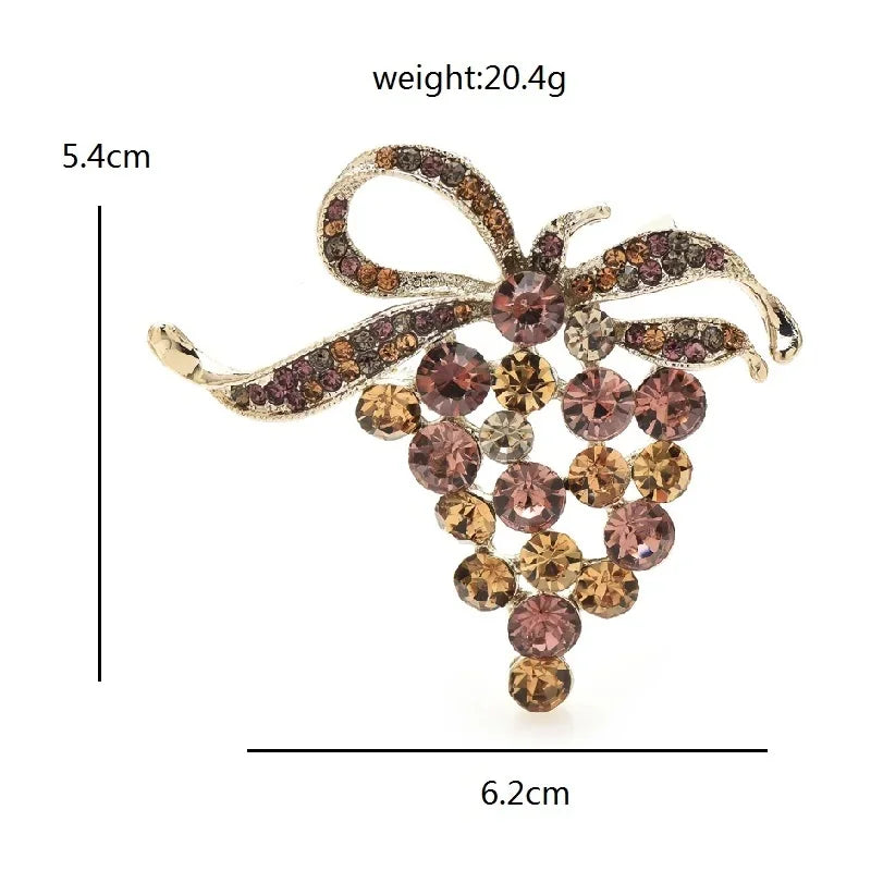PENDRA Folibird Leaf and Bird Brooch