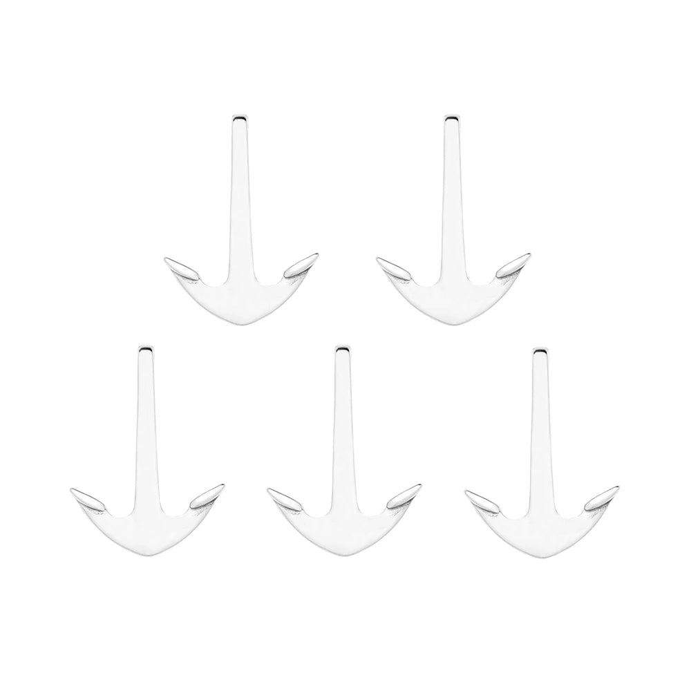 PENDRA Vikinganchor Simple Stainless Steel Anchor Necklace