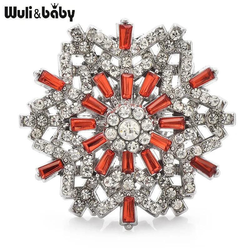 PENDRA Snowelle New Christmas Snowflake Brooch