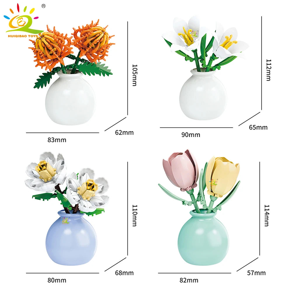 PENDRA Vase Eternal Floral Building Set