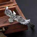 PENDRA Raven Rune Stainless Steel Viking Bracelet