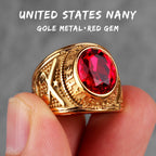 PENDRA Rhinestone Steel Ring