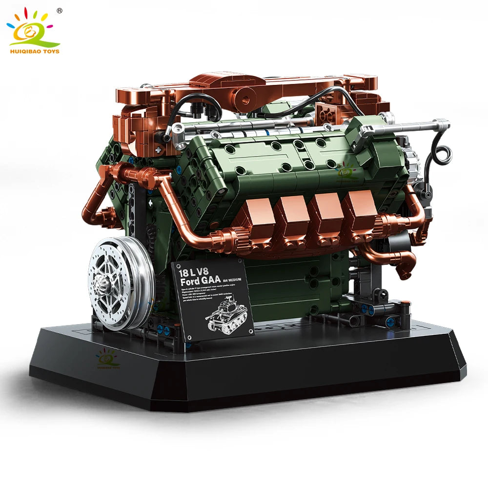 PENDRA V8 Tank Mechanical Building Set